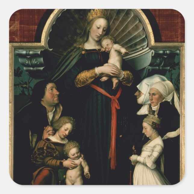 Adesivo Quadrado Madona do Burgermeister Meyer (Frente)