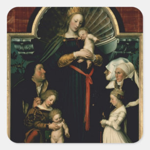 Adesivo Quadrado Madona do Burgermeister Meyer