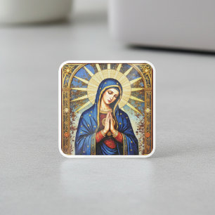 Adesivo Quadrado Madona Mosaico