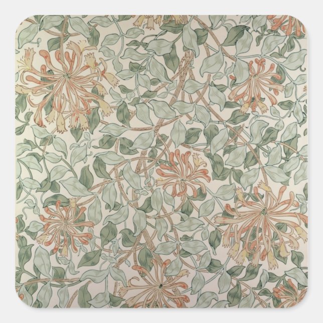 Adesivo Quadrado "Madressilva design de II" (Frente)