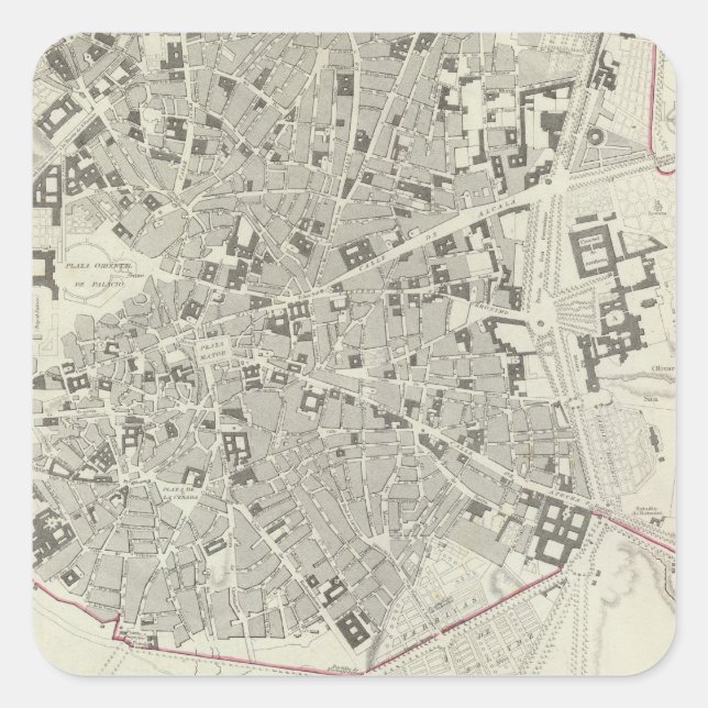 Adesivo Quadrado Madrid (Frente)