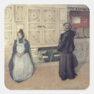 Adesivo Quadrado Mãe e Criança, 1903