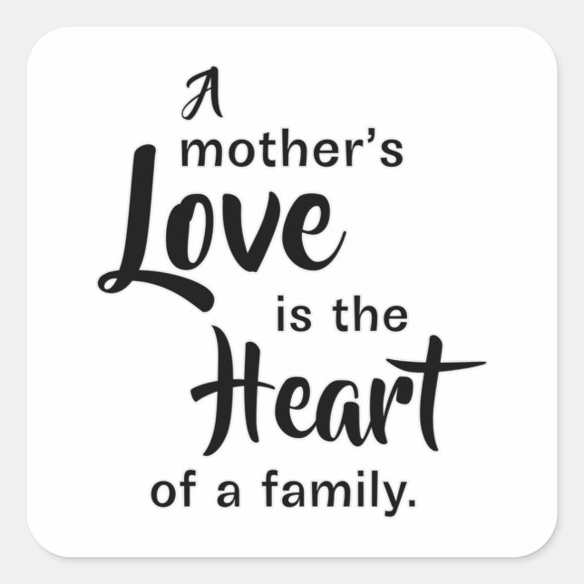 Adesivo Quadrado Mãe mãe Dia de as mães Mãe Mãe Mamãe Dava Ideia (Frente)