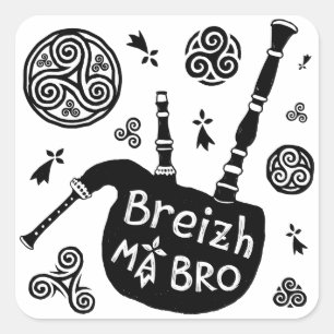 Adesivo Quadrado Mães Bro de Breizh