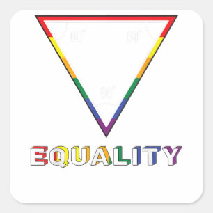 Adesivo Quadrado Mães de presentes engraçadas LGBTQ Orgulho gay de 