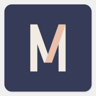 Adesivo Quadrado Maestra "M" Sticker