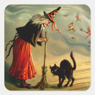 Adesivo Quadrado Magia das bruxas