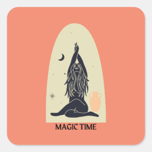 Adesivo Quadrado Magic Time Sticker(s)
