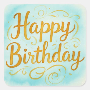 Adesivo Quadrado MagickalBirthdays