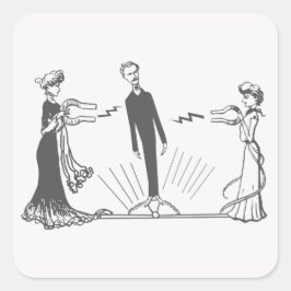 Adesivo Quadrado Magnetismo Animal -