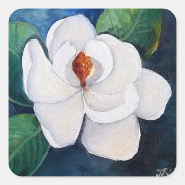 Adesivo Quadrado Magnolia Sticker (Frente)