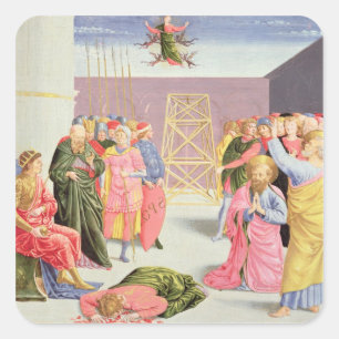 Adesivo Quadrado Magus de St Peter e de Simon, século XV