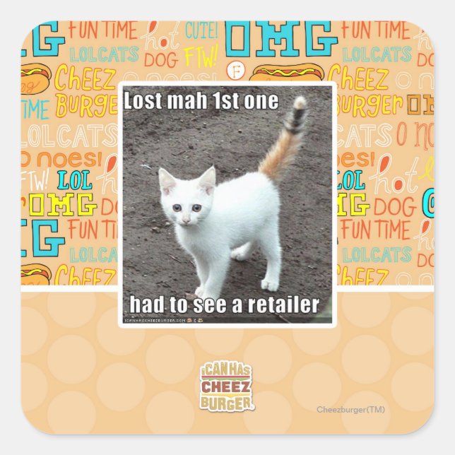 Adesivo Quadrado Mah 1rua 1 Perdido (Frente)