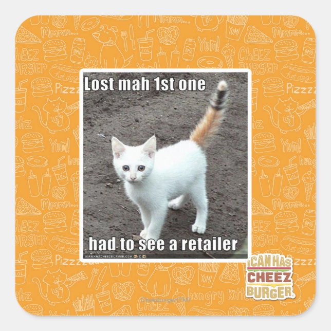 Adesivo Quadrado Mah 1rua 1 Perdido (Frente)