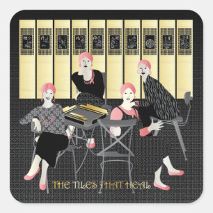 Adesivo Quadrado Mah Jongg Os Azulejos Que Curam