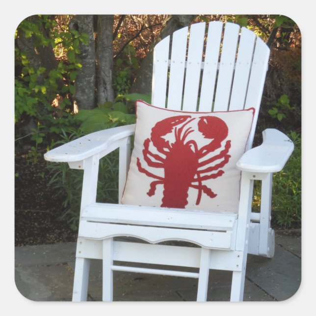 Adesivo Quadrado Maine Summer (Frente)