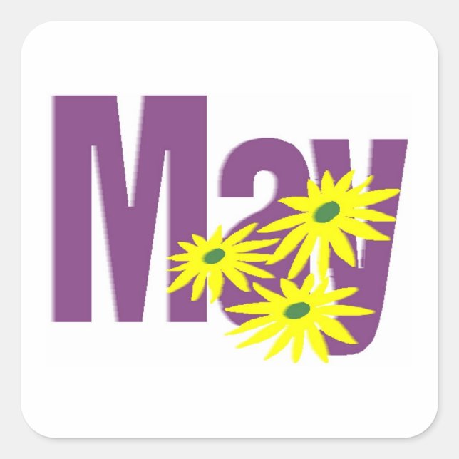 Adesivo Quadrado Maio (Frente)