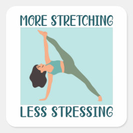 Adesivo Quadrado Mais esticando menos estresse
