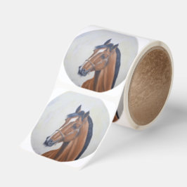 Adesivo Quadrado Majestic Horse Portrait T-Shirt