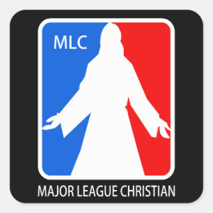 Adesivo Quadrado Major League Christian - MLC