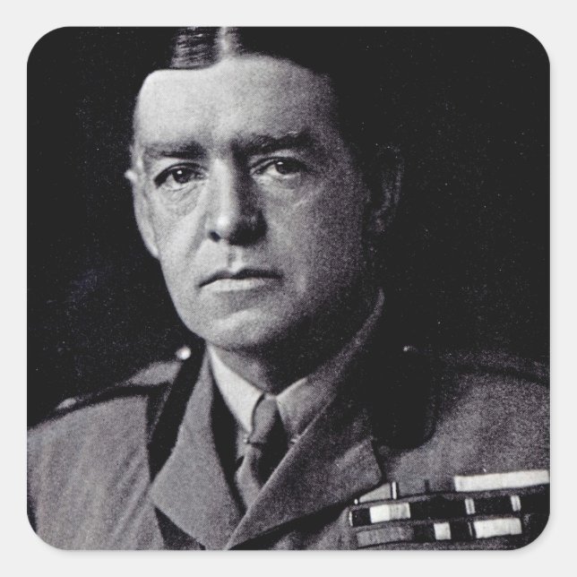 Adesivo Quadrado Major Sir Ernest Shackleton (Frente)