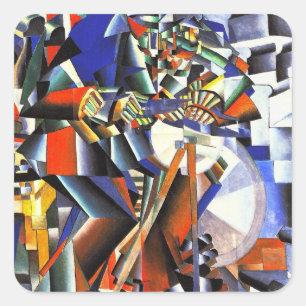 Adesivo Quadrado Malevich Kazimir O Knifegrinder