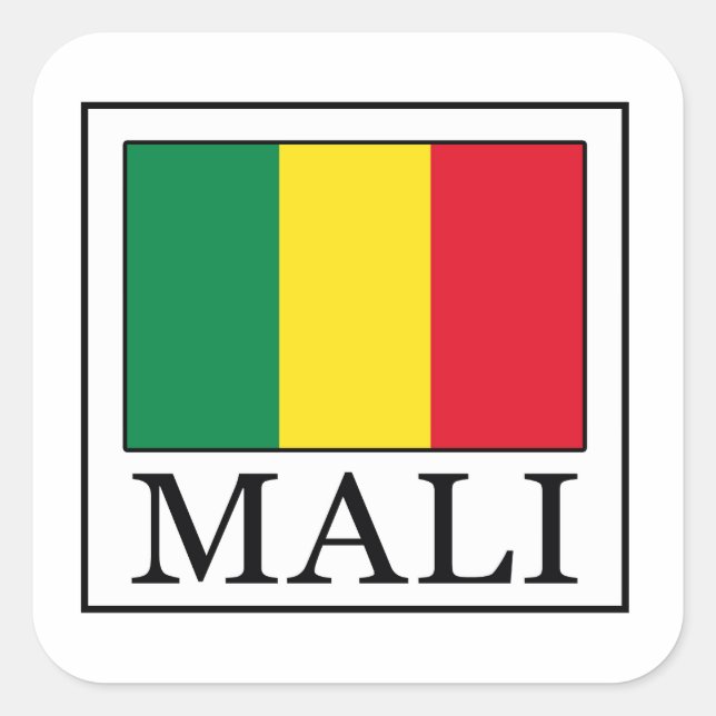 Adesivo Quadrado Mali (Frente)