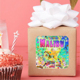 Adesivo Quadrado Malibu Epoch Hour Sticker