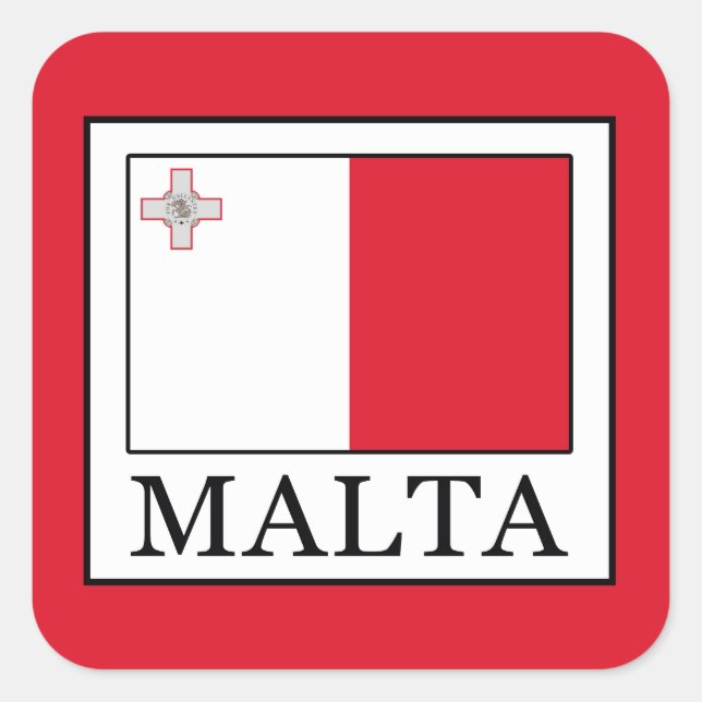 Adesivo Quadrado Malta (Frente)