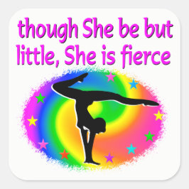 ADESIVO QUADRADO MALUCO MAIS COLORIDO, MAS GINÁSTICA DE FIÉRIO