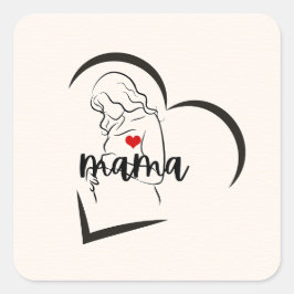 ADESIVO QUADRADO MAMA