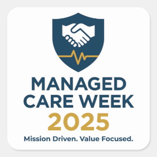Adesivo Quadrado Managed Care Week 2025 - Sticker Sheet (20)