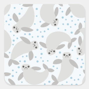 Adesivo Quadrado manateio