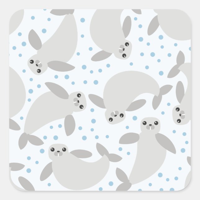 Adesivo Quadrado manateio (Frente)