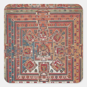 Adesivo Quadrado Mandala de Vaishravana