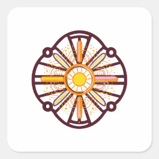 Adesivo Quadrado mandala Lumber flagmandala Caneta