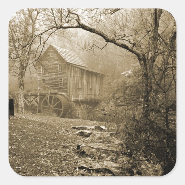 Adesivo Quadrado Manhã (Frente)