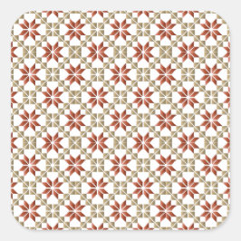 Adesivo Quadrado Manhã da Letónia - SN - padrão geométrico IX