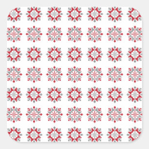 Adesivo Quadrado Manhã da Letónia - SN - padrão geométrico VII