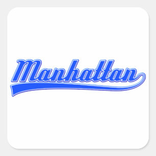 Adesivo Quadrado Manhattan com Swash