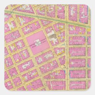 Adesivo Quadrado Manhatten, Nova Iorque 9