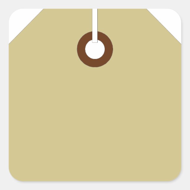 Adesivo Quadrado Manila Tag (Frente)