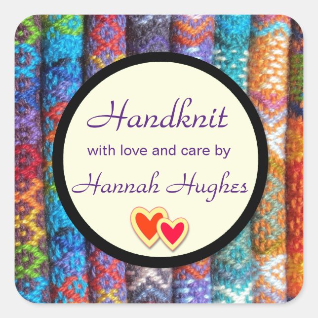 Adesivo Quadrado Manipulação (Frente)