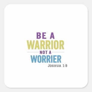 Adesivo Quadrado Mantenha-se alto contra os desafios da vida diaria