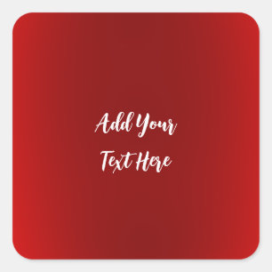 Adesivo Quadrado Manuscrito profissional adicionar texto moderno ve