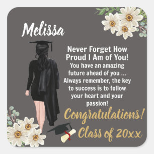 Adesivo Quadrado Manutenção Personalizada de Graduação