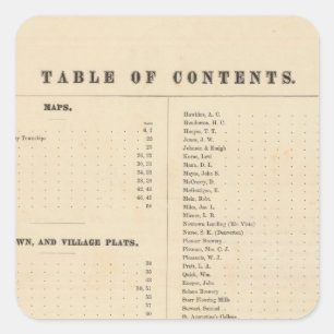 Adesivo Quadrado Mapa atlas do Condado de Solano