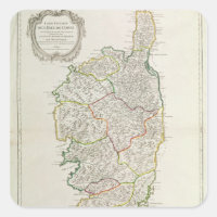 Mapa da Córsega