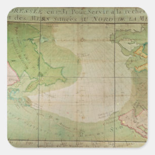 Adesivo Quadrado Mapa de descobertas novas