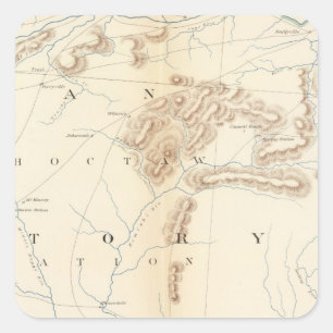 Adesivo Quadrado Mapa de genes XXIV